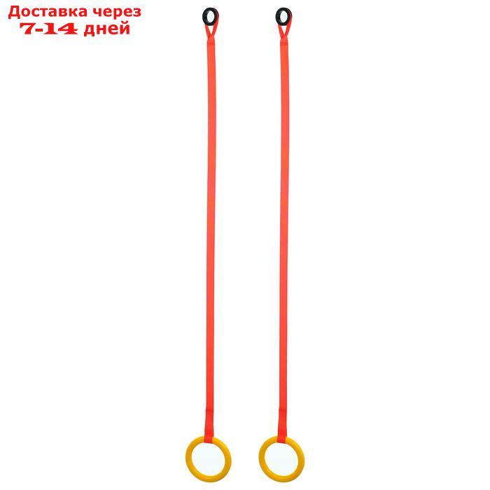 Кольца гимнастические для ДСК на стропе, цвет микс - фото 2 - id-p224146098