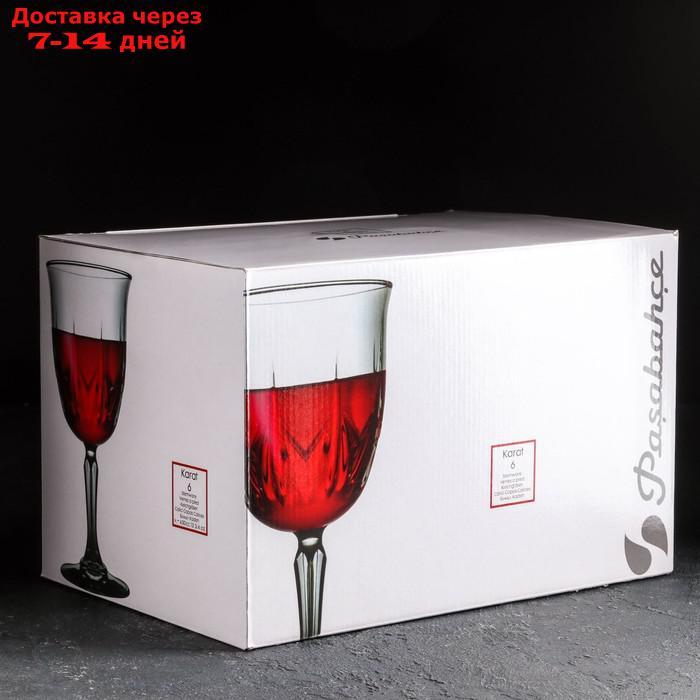 Набор фужеров для вина 415 мл "Карат", 6 шт - фото 2 - id-p224150684