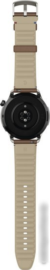 Умные часы Amazfit GTR 4 (серебристый, с коричневым кожаным ремешком) - фото 2 - id-p224180554