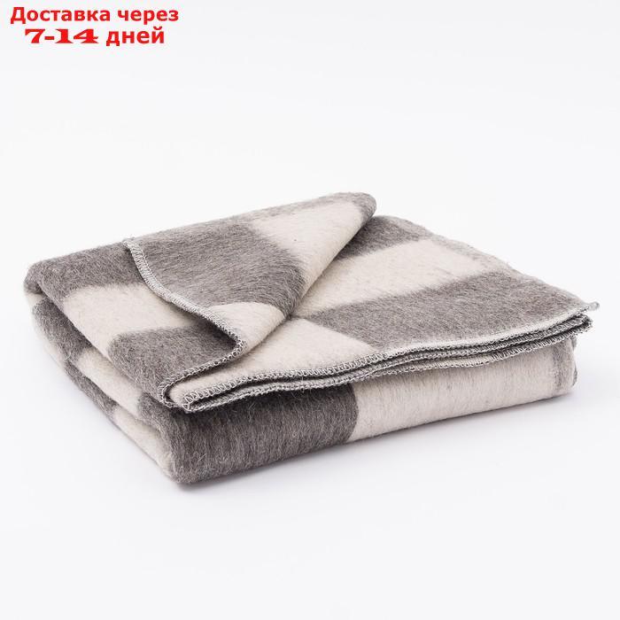 Одеяло полушерстяное, размер 100х140 см, цвет микс - фото 1 - id-p224146145