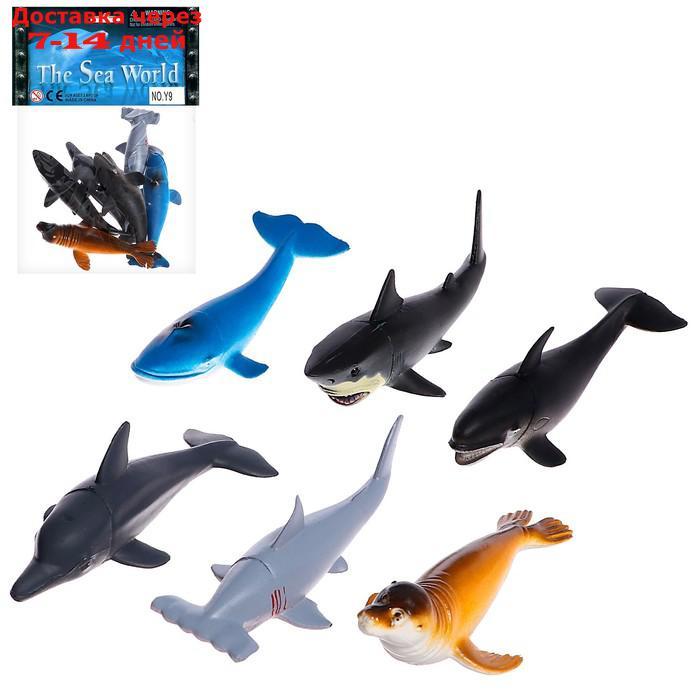 Набор морских животных "Подводный мир", 6 фигурок - фото 1 - id-p224146151