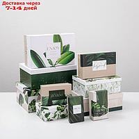 Набор подарочных коробок 10 в 1 "GREEN", 12 × 7 × 4 - 32.5 × 20 × 12.5 см