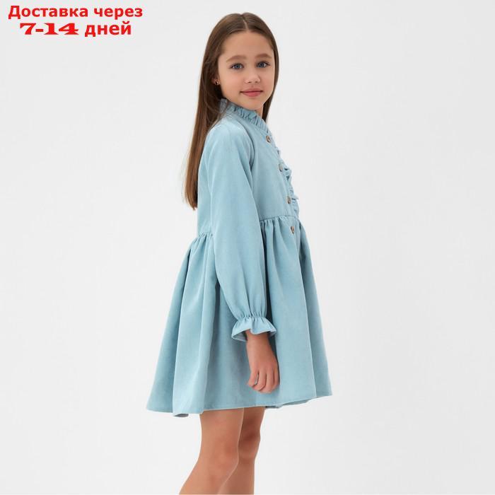 Платье для девочки MINAKU, цвет голубой, размер 146 - фото 4 - id-p224150820