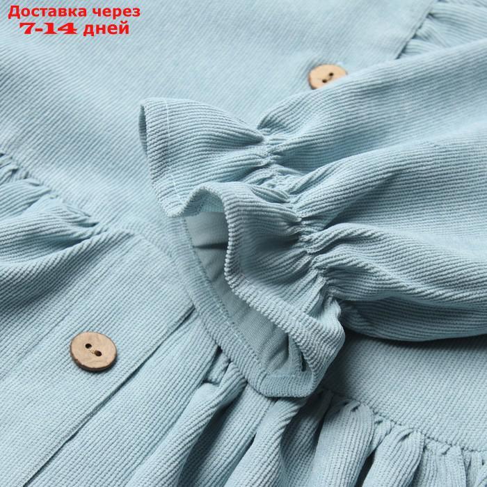 Платье для девочки MINAKU, цвет голубой, размер 146 - фото 9 - id-p224150820