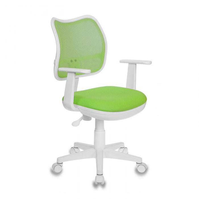 Компьютерное кресло Бюрократ CH-W797/SD/TW-18 White-Light Green - фото 1 - id-p223772202
