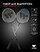 Ракетки для бадминтона набор детский взрослый спортивный с воланчиками в чехле, фото 4
