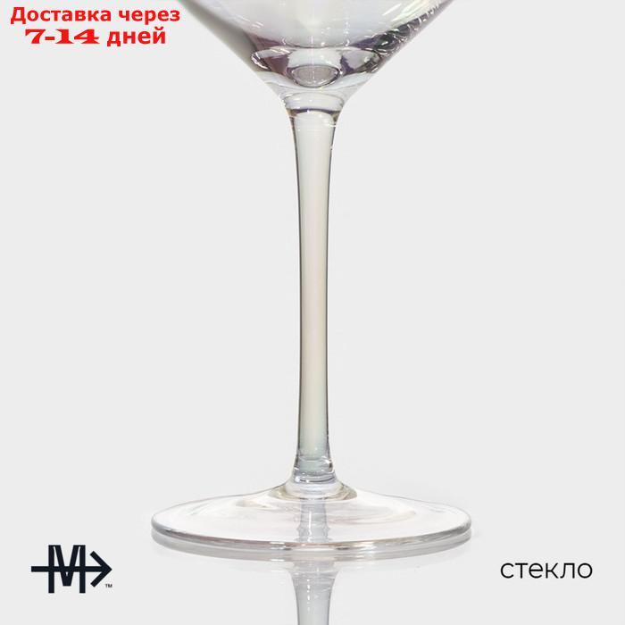 Бокал для вина "Иллюзия", 550 мл, 10×24 см, цвет перламутровый - фото 2 - id-p224150845