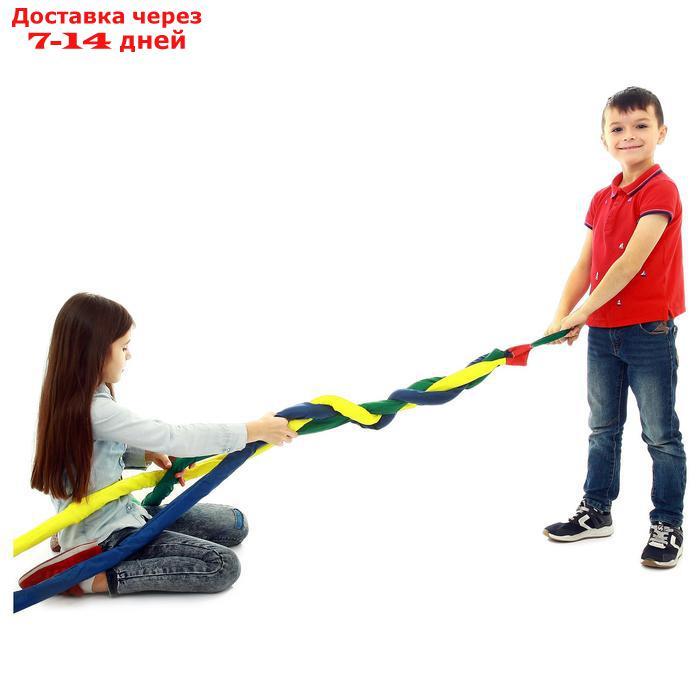 Игра "Заплети косу" объёмная, длина 2 м, цвета микс - фото 1 - id-p224148737