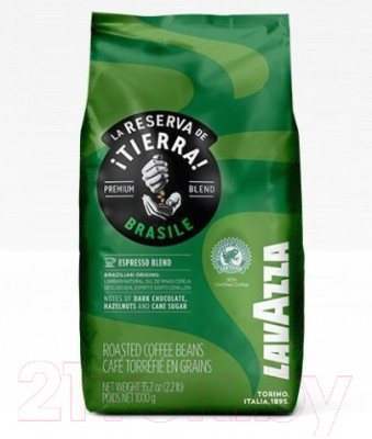 Кофе в зернах Lavazza La Reserva de Tierra Brasile Espresso Blend - фото 2 - id-p224181011