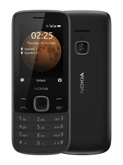 Сотовый телефон Nokia 225 4G Dual Sim Black - фото 1 - id-p223216337