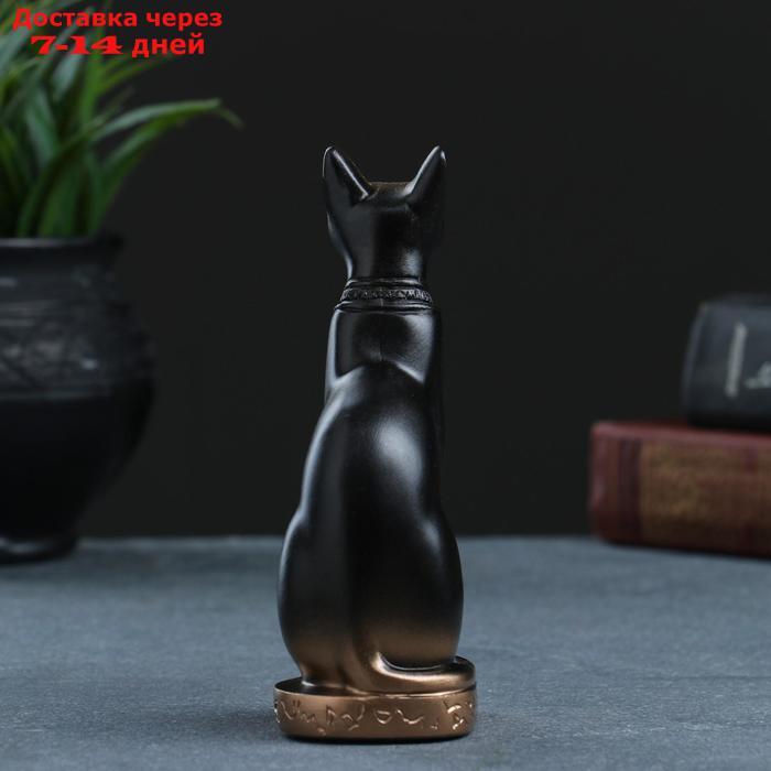 Фигура "Кошка египетская" 13х7см, бронза / мраморная крошка - фото 3 - id-p224146507