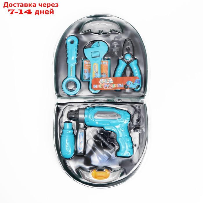 Игровой набор инструментов в чемоданчике, Синий трактор - фото 4 - id-p224150898