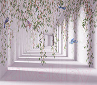 Фотообои листовые Citydecor Flower tunnel 3d 5