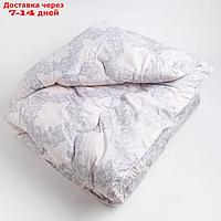 Одеяло зимнее 220х205 см, шерсть овечья, ткань тик, п/э 100%