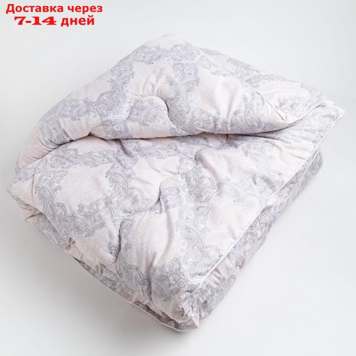 Одеяло зимнее 220х205 см, шерсть овечья, ткань тик, п/э 100% - фото 1 - id-p224149143