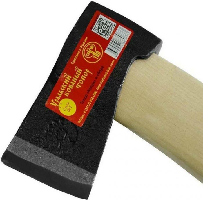 Топор-колун для рубки дров ИЖСТАЛЬ ручной кованый в сборе с удлиненной деревянной ручкой - фото 6 - id-p223609954