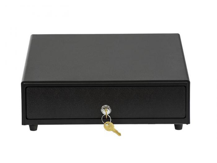 Денежный ящик для кассового аппарата Атол CD-330-B черный лоток для денег кассы