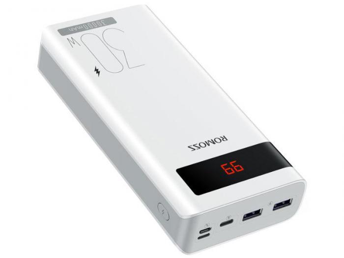 Внешний аккумулятор Romoss Power Bank Sense 8PS Pro 30000mAh - фото 1 - id-p224101581