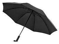 Мужской автоматический зонт Xiaomi Ninetygo Folding Reverse Umbrella черный однотонный складной классический