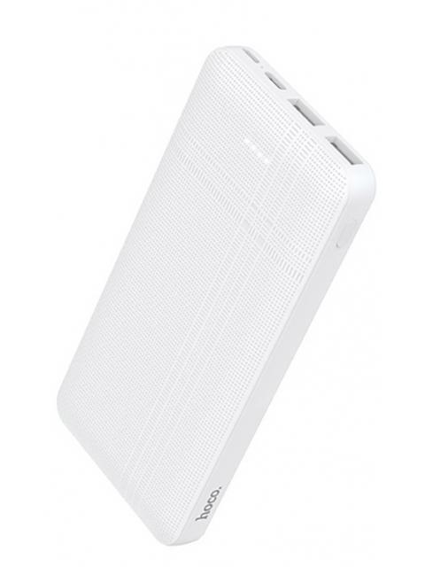 Повербанк внешний аккумулятор Hoco Power Bank J48 Intelligent Balance 10000mAh White - фото 1 - id-p223660216