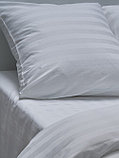 Комплект постельного белья "Купалiнка" из сатина. Цвет белый евро, фото 5
