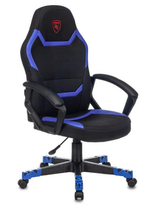 Кресло Zombie 10 синее геймерское игровое для компьютера поворотное на колесиках - фото 1 - id-p224101748