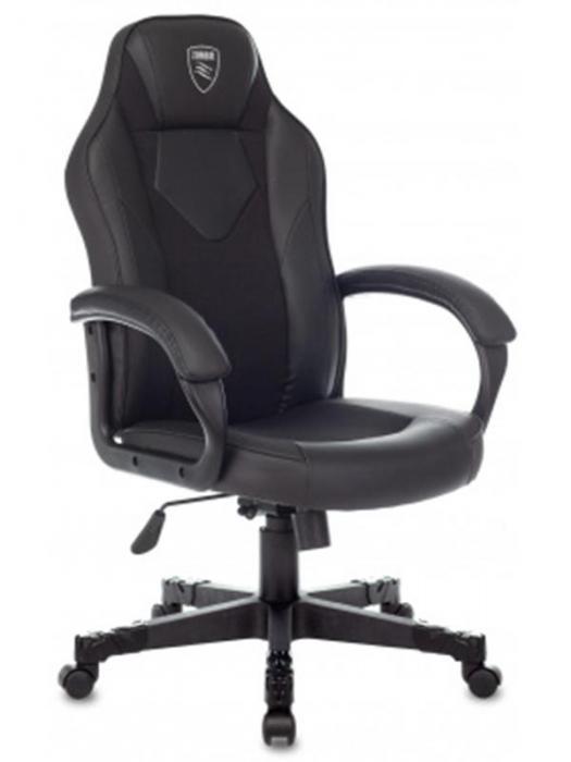 Игровое геймерское компьютерное кресло стул для компьютера геймера Chairman Game 17 черное на колесиках - фото 1 - id-p224101750