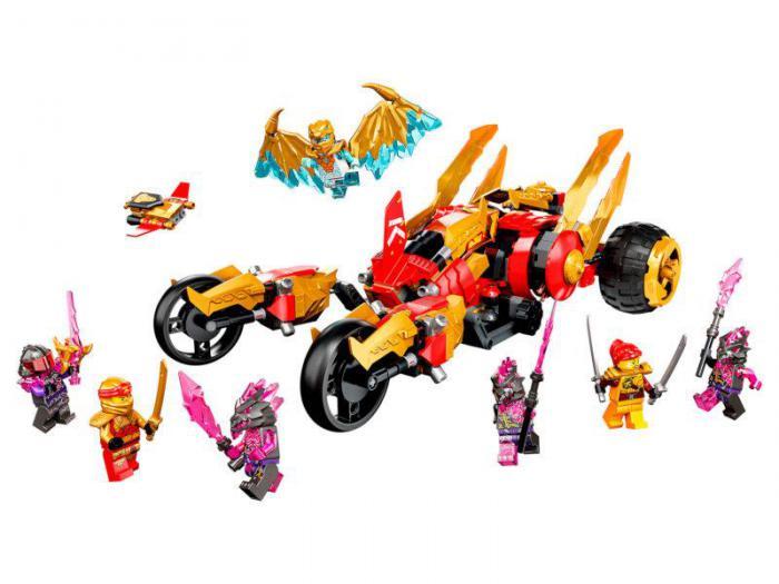 Конструктор Lego Ninjago Kais Golden Dragon Raider 624 дет. 71773 - фото 1 - id-p223483001