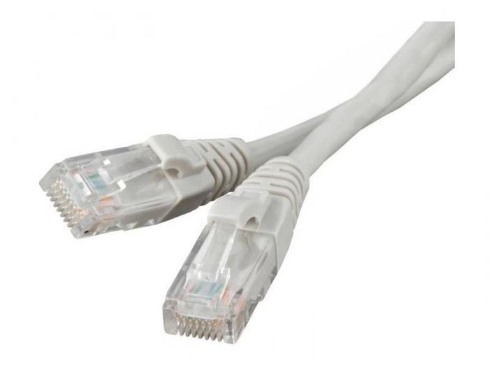 Сетевой кабель Ripo UTP cat.5e RJ45 5m Gray 003-300025 - фото 1 - id-p223483528