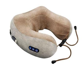 Массажная подушка массажер вибрационный CENTEK CT-2199 электрическая для шеи автомобиля с подогревом