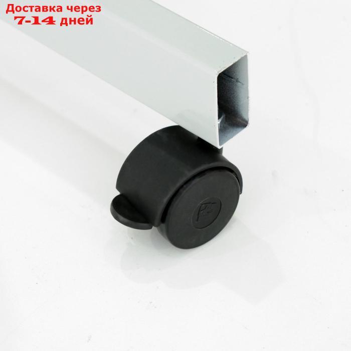 Доска магнитно-маркерная двусторонняя Calligrata Standard, 100 x 180 см, на мобильной стойке, на ножках - фото 3 - id-p224146691