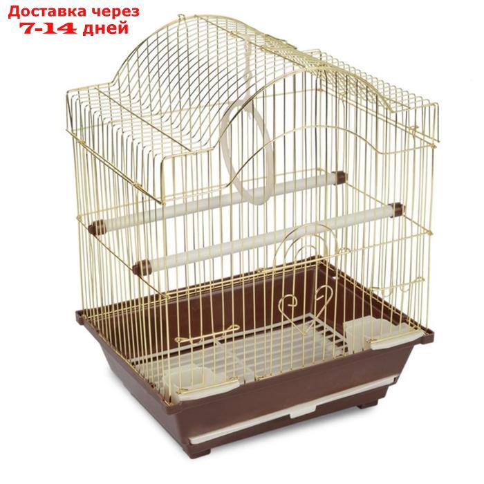 Клетка Triol для птиц, 30 х 23 х 39 см, золото