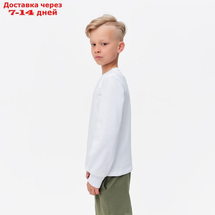 Джемпер (лонгслив) детский MINAKU: Basic line цвет белый, рост 116 - фото 5 - id-p224151061