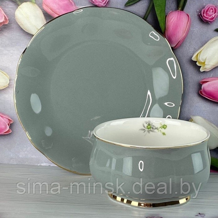 Набор салатников и тарелок Lenardi Multicolor, фарфор, 12 шт - фото 1 - id-p224180022