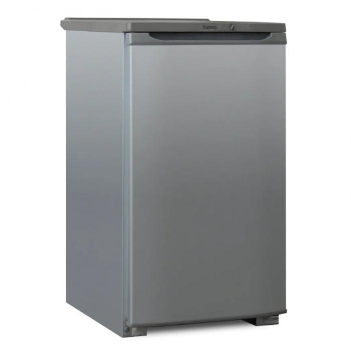 Маленький холодильник с морозильником небольшой однокамерный однодверный для дачи Бирюса M108 серебристый - фото 1 - id-p223864520