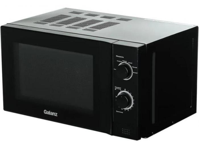 Микроволновая печь Galanz MOS-2009MB микроволновка черная - фото 1 - id-p223864558