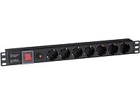 Розетка ExeGate ServerPro PDU-19H702 Al-7S-C14-SW-O EX280837RUS