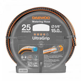 Шланг поливочный 5/8 " (15мм) DAEWOO UltraGrip 25 метров