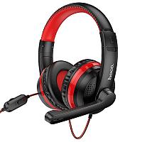 Игровые наушники HOCO W103 MAGIC TOUR GAMING HEADPHONES, 741622 RED