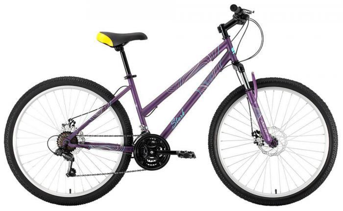 Горный велосипед хардтейл кросс кантри взрослый женский скоростной STARK Luna 26.1 D Steel фиолетовый 16 рама - фото 2 - id-p223903503