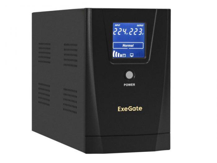 Источник бесперебойного питания ExeGate SpecialPro Smart LLB-2000.LCD.AVR.4C13.RJ.USB / EX292631RUS