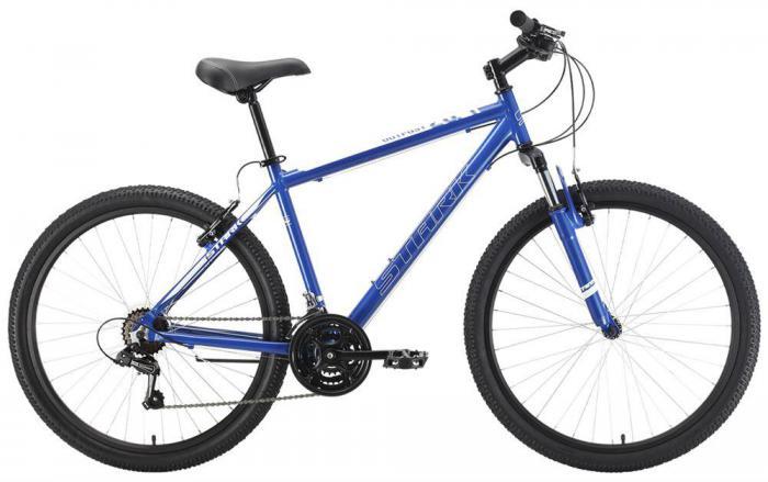 Горный велосипед хардтейл кросс кантри взрослый мужской скоростной алюминиевый STARK Outpost 26.1 V синий - фото 1 - id-p223903509