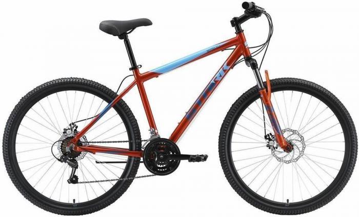Горный велосипед хардтейл кросс кантри взрослый алюминиевый скоростной STARK Outpost 27.1 D оранжевый 18 рама - фото 2 - id-p223903513