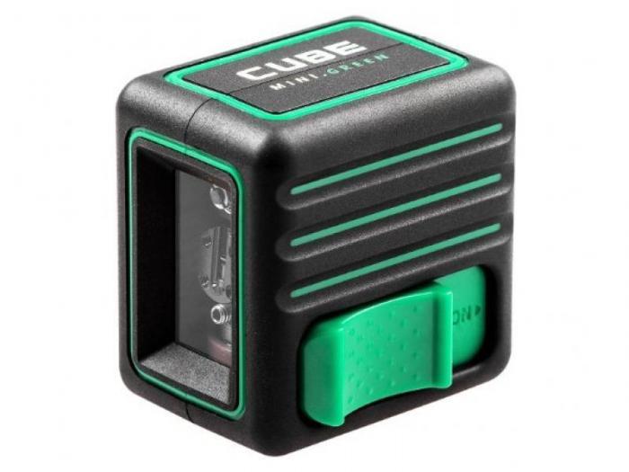 Строительный нивелир лазерный уровень ADA Cube Mini Green Basic Edition А00496 зеленый построитель плоскостей - фото 1 - id-p224145537