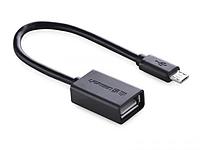 Аксессуар Ugreen Premium OTG USB - Micro USB Black UG-10396