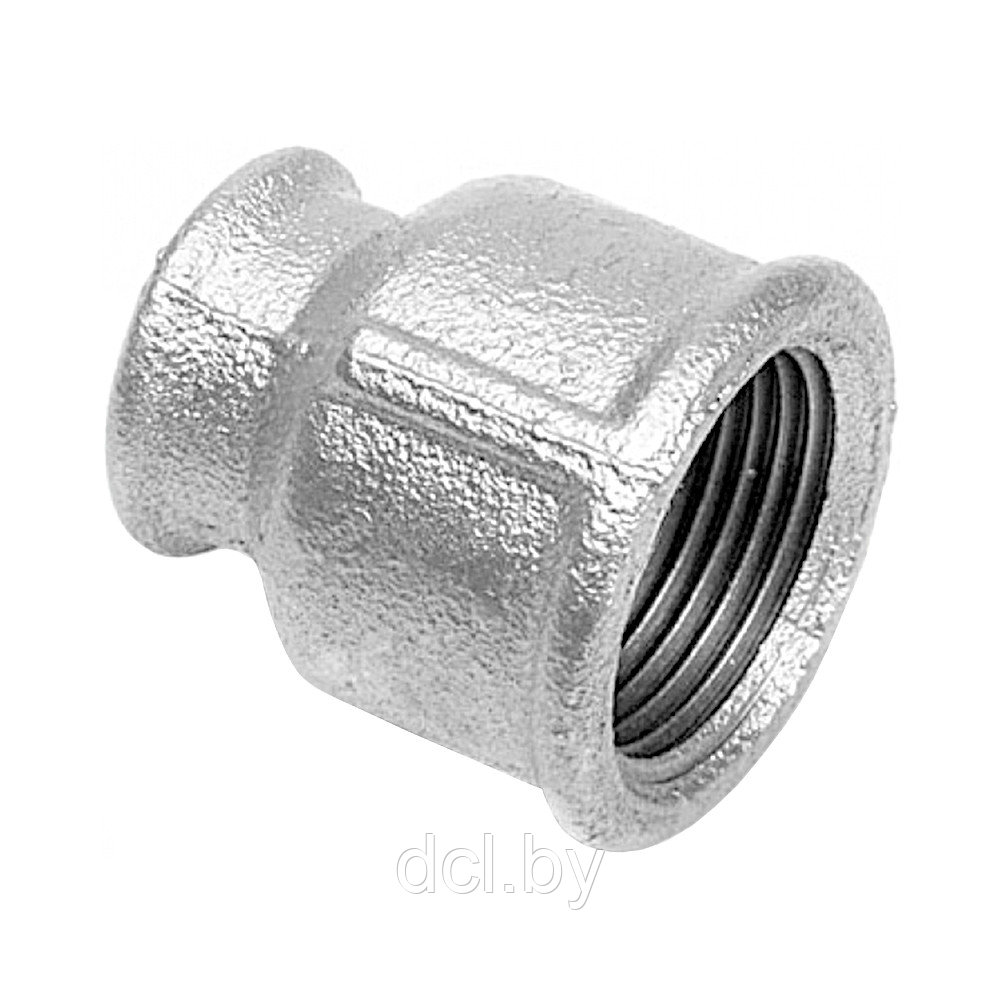 Муфта оцинкованная чугунная 2" х 1 1/4" ВР Platinum Gebo арт. 240-37V