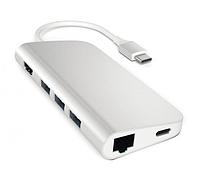 Адаптер Satechi Aluminum Type-C Multi-Port Adapter Silver ST-TCMAS