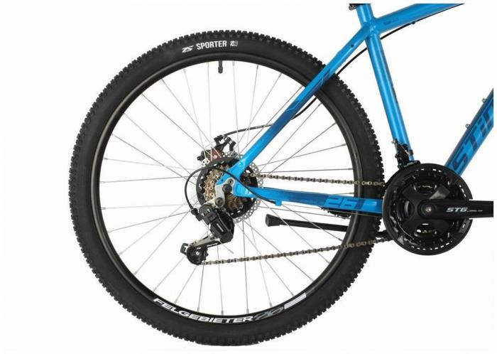 Горный велосипед 26 дюймов взрослый мужской скоростной алюминиевый легкий STINGER 26AHD.ELEMEVO.18BL3 синий - фото 7 - id-p223903568