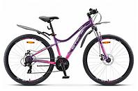 Горный велосипед 27.5 дюймов взрослый женский скоростной алюминиевый дисковый STELS Miss 7700 MD 17 рама