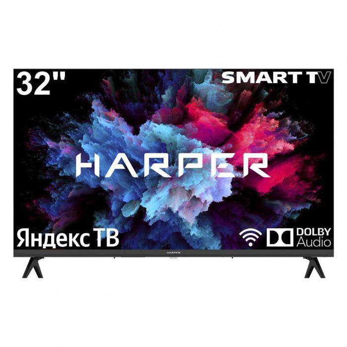 Телевизор 32 дюйма HARPER 32R750TS SMART Яндекс Безрамочный с интернетом - фото 1 - id-p223962082